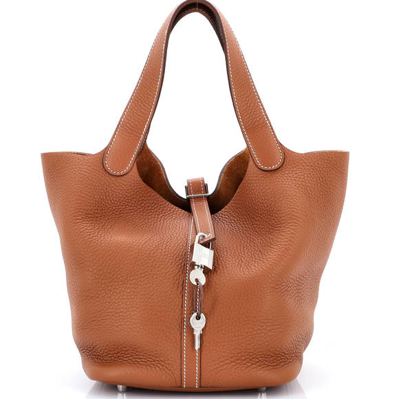 Hermes MM Picotin Lock Bag Clemence - Picture 1 of 8